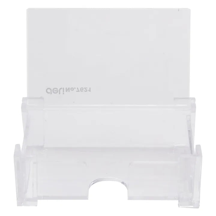 Deli - E7621-Business Card Holder 103×68×34mm(Transparent)