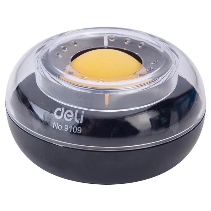 Deli Finger Wet Sponge Damper – Finger Moistener for Cash Counting, Paper Handling & Office Use