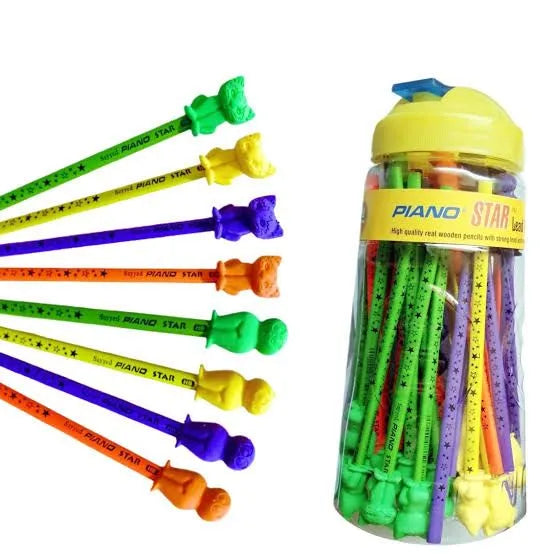 Piano pencil star jar.(48PCS)