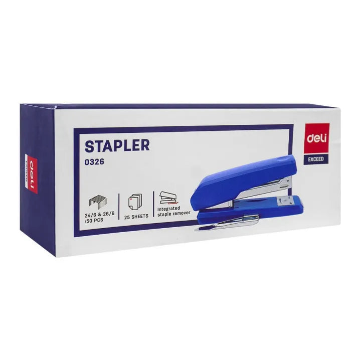 Deli Stapler with Free pack of Stapler Pins
