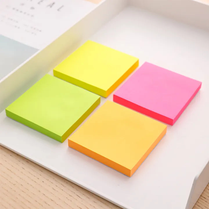 Deli Sticky Notes Memo Pad Self-Adhesive Sticky Note Pad, 100 Sheets 3x3 inches