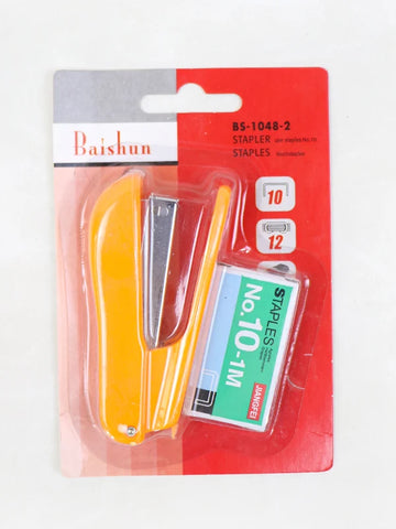 Baishun Mini Stapler with Pins Multicolor