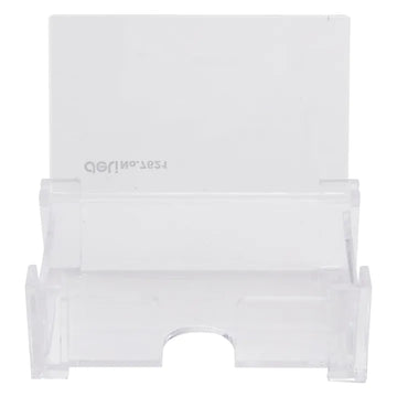 Deli - E7621-Business Card Holder 103×68×34mm(Transparent)