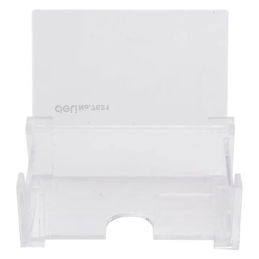 Deli - E7621-Business Card Holder 103×68×34mm(Transparent)