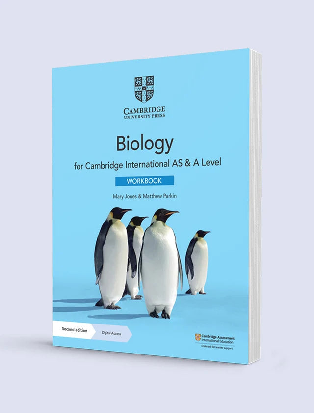 CAMBRIDGE INTERNATIONAL AS AND A LEVEL BIOLOGY WORKBOOK WITH DIGITAL ACCESS (2 YEARS) 2ED