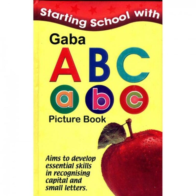 Gaba Abc Picture Book (Capital And Small Alphabets)