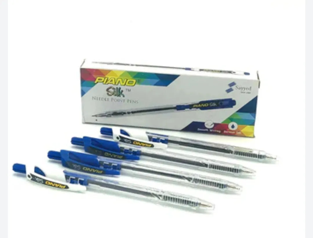 piano silk needle point blue pencil 10 pcs pack