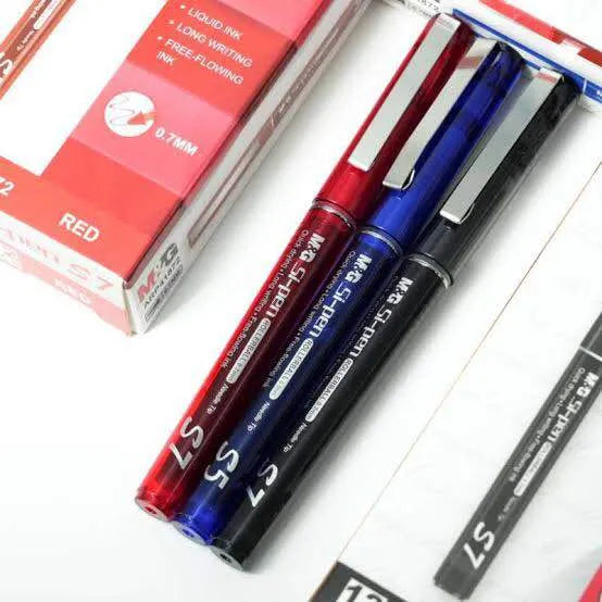 Si Pen S7 0.7mm Rollerball pen available in blue black red colours