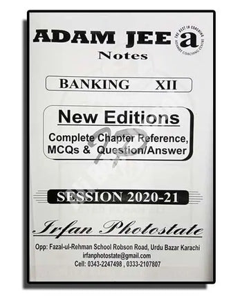 Banking – Notes Adamjee – Class 12 Commerce