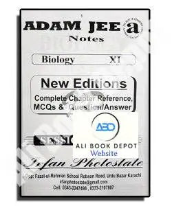 Biology – Notes Adamjee – Class 11 Science