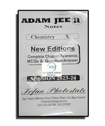 Chemistry – Notes Adamjee – Class 10 Science
