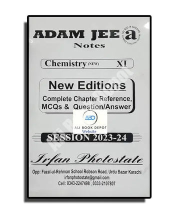 Chemistry – Notes Adamjee – Class 11 Science
