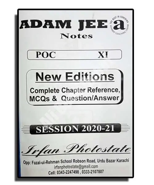 Principles of Commerce – Notes Adamjee – Class 11 Commerce