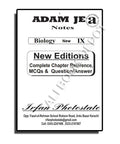 Biology – Notes Adamjee – Class 9 Science
