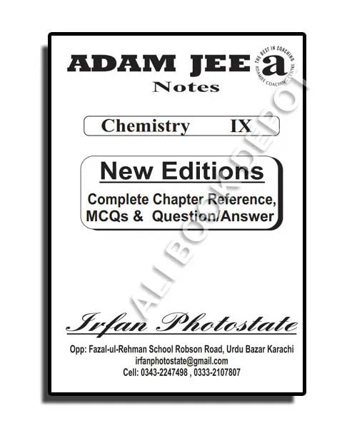 Chemistry – Notes Adamjee – Class 9 Science