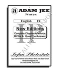 English – Notes Adamjee – Class 9 Science – 9 General