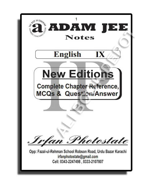 English – Notes Adamjee – Class 9 Science – 9 General