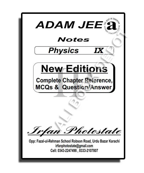 Physics – Notes Adamjee – Class 9 Science