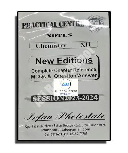 Chemistry – Notes Practical Centre – Class 12 Science
