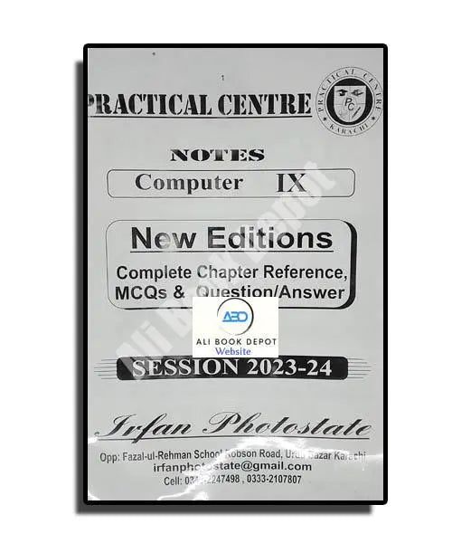 Computer – Notes Practical Centre – Class 9 Science