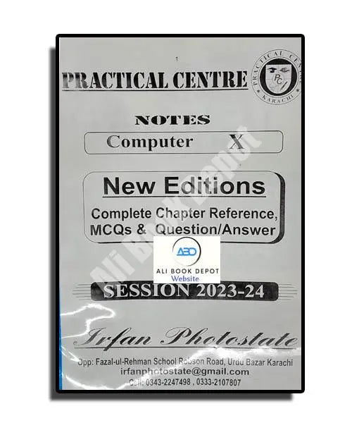 Computer – Notes Practical Centre – Class 10 Science