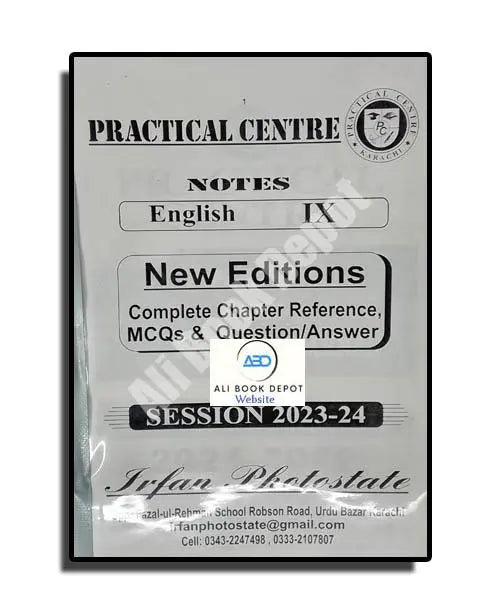 English – Notes Practical Centre – Class 9 General – 9 Science